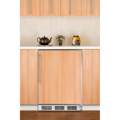 Summit CT66JBIFRADA ADA Comp Built In Undercounter Refrigerator-Freezer 5.1 Cu. Ft. White