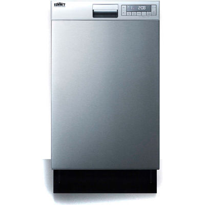 Summit-Energy Star Dishwasher, Stainless Steel, 115V