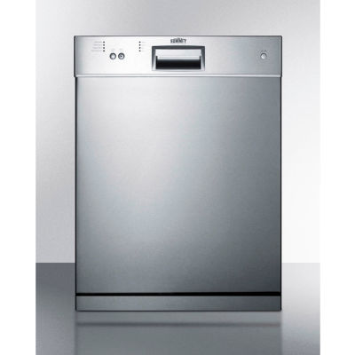 Summit-Dishwasher, Energy Star, 12 Place Settings, 23-1/2"W x 22-1/2"D x 32-1/4"H, S/S