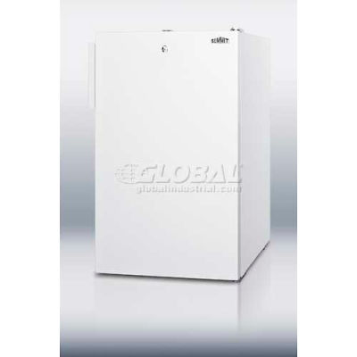 Summit Counter Height All Refrigerator W/Lock 4.1 Cu. Ft. White