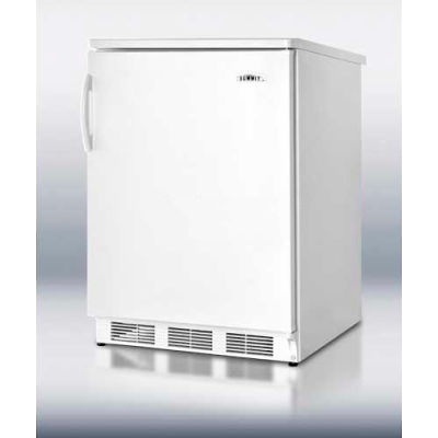 Summit Freestanding Counter Height All Refrigerator 5.5 Cu. Ft. White