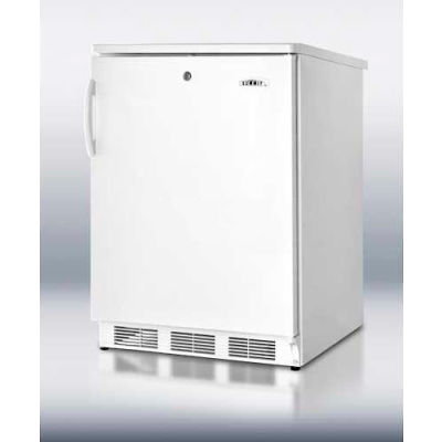 Summit Freestanding Counter Height All Refrigerator 5.5 Cu. Ft. White