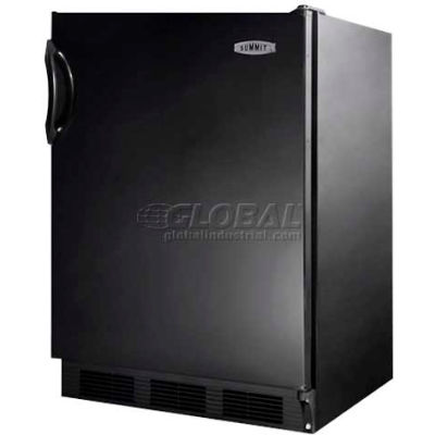 Summit FF7B - Freestanding All-Refrigerator, Auto Defrost, Black
