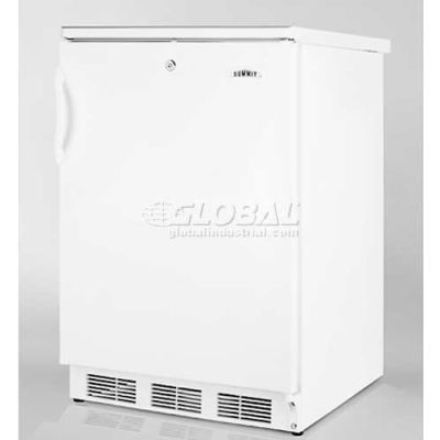 Summit Freestanding All Refrigerator W/Lock 5.5 Cu. Ft. White
