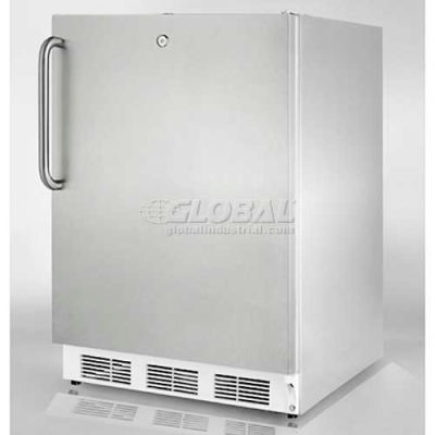 Summit Commercial Built In Undercounter Refrigerator W/Lock 5.5 Cu. Ft. Stainless Steel