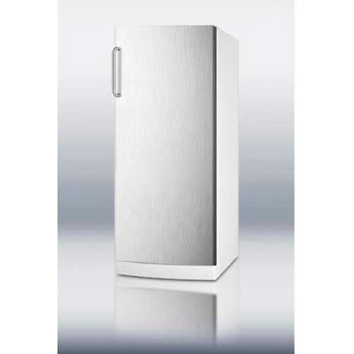 Summit-10.1 Cu. Ft. All-Refrigerator, 9 Interior Locking Compartments, SS Door