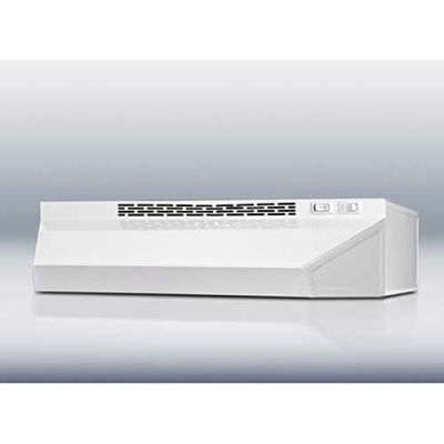 Summit-Convertible Range Hood, White, 18" x 17-7/8" x 5"