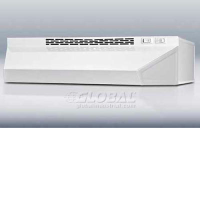 Summit-30"W Convertible Range Hood For Ducted Or Ductless Use, White Finish