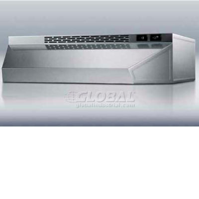 Summit-42"W Convertible Range Hood For Ducted Or Ductless Use, S/S