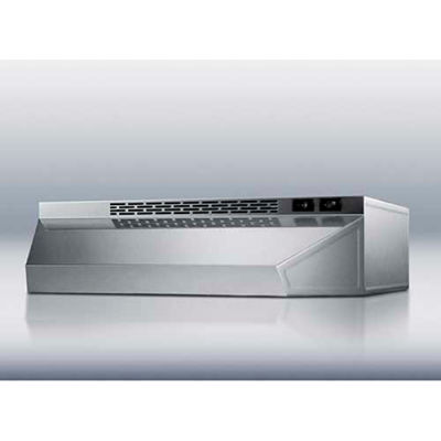 Summit-Range Hood, Ductless, Stainless Steel, 18" x 18" x 5"