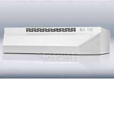 Summit-24"W Ductless Range Hood, White Finish