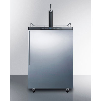 Summit SBC635MOSHV - Beer Dispenser, Freestanding Residential Outdoor, 5.6 Cu. Ft., 24"W x 49"H, S/S