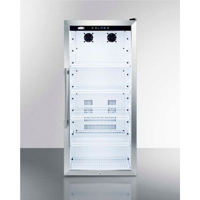 Summit-Upright Beverage Merchandiser, Digital Thermostat