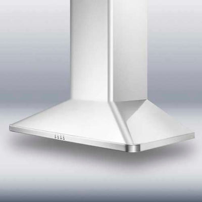 Summit-36" European 650 CFM Range Hood, Stainless Steel