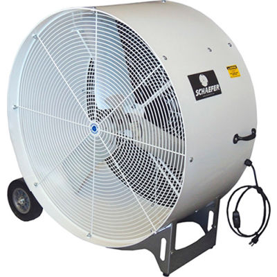 Vesra Kool 36" Totally Enclosed Mobile Drum Fan, 11,700 CFM, 2 HP