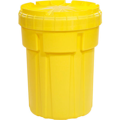 SpillTech® 30 Gallon OverPack Salvage Drum with Lid A30OVER - Yellow ...