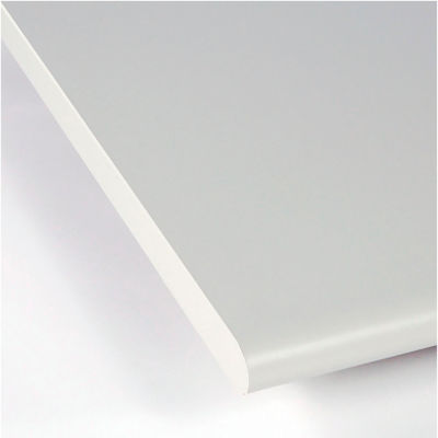 96"W x 24"D x 1-1/5" Thick Treston ESD Laminate Postformed Work Surface, 180° Comfort Edge