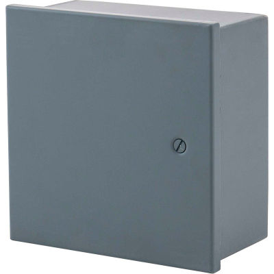 Elmdor Surface Mount Valve Box Stainless Steel Screwdriver Latch, 12x12x6