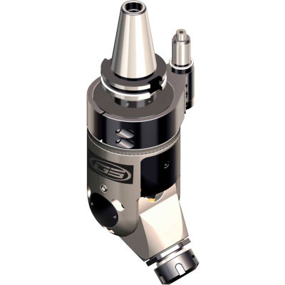 GPV16 BT40 ER25 Pivoting Angle Head, 4,000 RPM, M12 Tap Size Capacity