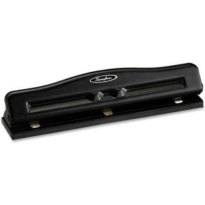 Swingline® Commercial Desktop Punch, 2 - 3 Holes, 11 Sheet Capacity, Black