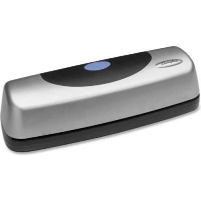 Swingline® Electric Portable Desktop Punch, 3 Holes, 15 Sheet Capacity, Silver