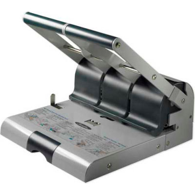 Swingline® High Capacity Adjustable Punch, 2 - 3 Holes, 160 Sheet Capacity, Gray