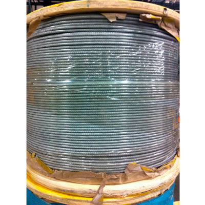 Southern Wire® 250' 1/16" Diameter Vinyl Coated 1/8" Diameter 7x7 Galvanized Aircraft Cable