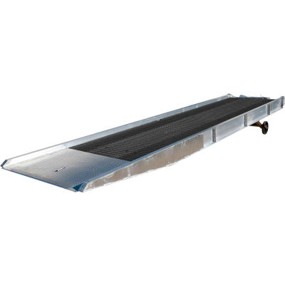 Aluminum Yard Ramp with Steel Grating SY-308430 30'L 30,000 Lb. Cap.