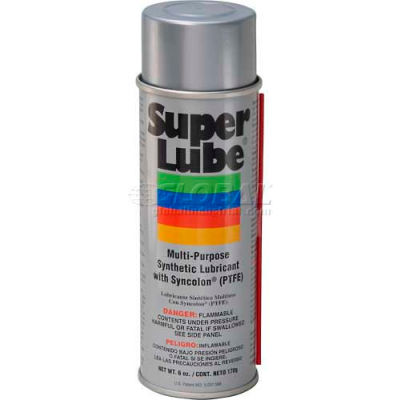 Super Lube Multi-Purpose Synthetic Lubricant Aerosol, 6 oz. - 31040 - Pkg Qty 12