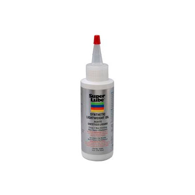 Super Lube® Oil W/O PTFE Low Viscosity, Lt. Wgt., 4 oz. Bottle - 52004 - Pkg Qty 6