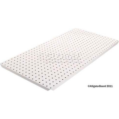 Alligator Board Pegboard Panels - Powdercoat White 16 x 32 (2 pc)