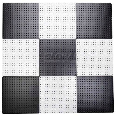 Pegboard Panels - Checkerboard Black & White 48" x 48" (9 pc @ 16")