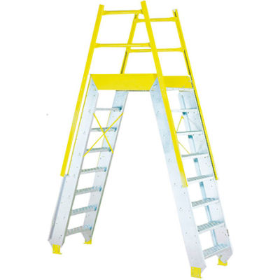 Equipto 1530X06 Ship Cross Over, 35" Overall Width, 6 Stairs