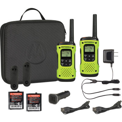 Motorola Talkabout® T605 Waterproof Rechargeable Two-Way Radios - 2 Pack