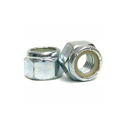 M16 x 2.0 Nylon Insert Lock Nut - Steel - Zinc - DIN 125B - Class 8.8 - Pkg of 50