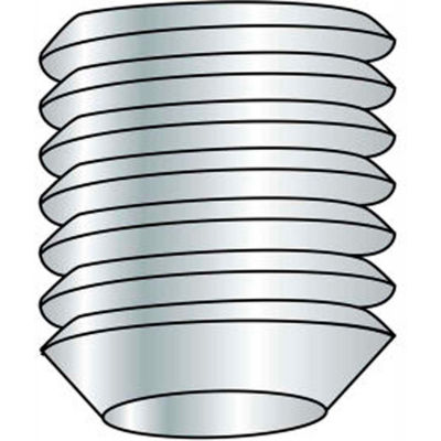 M3 x 0.5 x 6mm - Cup Point Socket Set Screw - 304 Stainless Steel - Pkg of 100