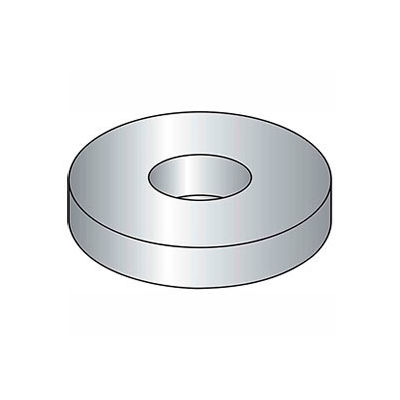 9/16" Flat Washer - USS - 5/8" I.D. - .086/.132" Thick - Steel - Zinc - Grade 2 - Pkg of 50
