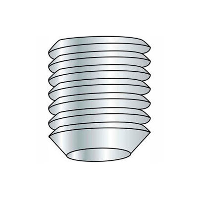 M8 x 1.25 x 6mm Cup Point Socket Set Screw - Steel - Black Oxide - DIN 125B - 45H - Pkg of 100