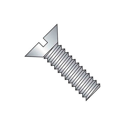 M4 X 0 7 X 8mm Machine Screw Slotted Flat Head Steel Zinc Din 125b Pkg Of 100 B Globalindustrial Com