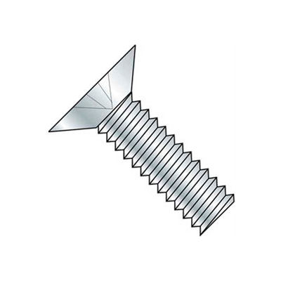 10-32 x 3/8" Machine Screw - Phillips Flat Head - Steel - Zinc Plated - Pkg of 100