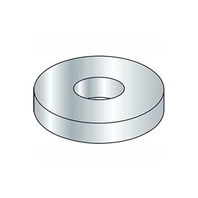 #8 Flat Washer - SAE - Machine Screw Pattern - Steel - Zinc - Grade 2 - Pkg of 1 Lb.
