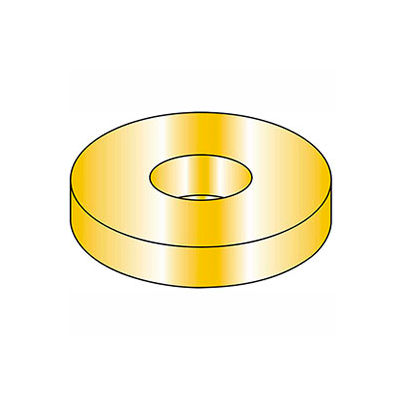 1/2" Flat Washer - SAE - Extra Thick - 17/32" I.D. - Steel - Yellow Zinc - Grade 8 - Pkg of 50