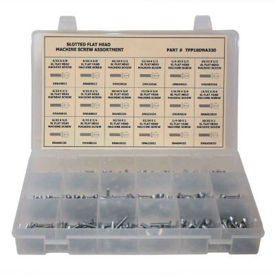 Fastener Kits & Assortments | Machine Screw Kits | 330 Piece Machine ...