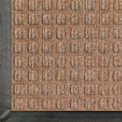 WaterHog® Classic Entrance Mat Waffle Pattern 3/8" Thick 6 x 12' Medium Brown