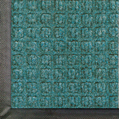 WaterHog® Classic Entrance Mat Waffle Pattern 3/8" Thick 3 x 8' Lt Blue