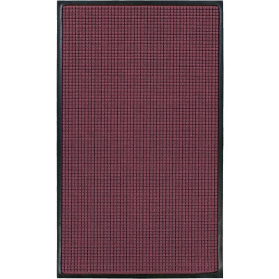 WaterHog® Classic Entrance Mat Waffle Pattern 3/8" Thick 3 x 4' Bordeaux