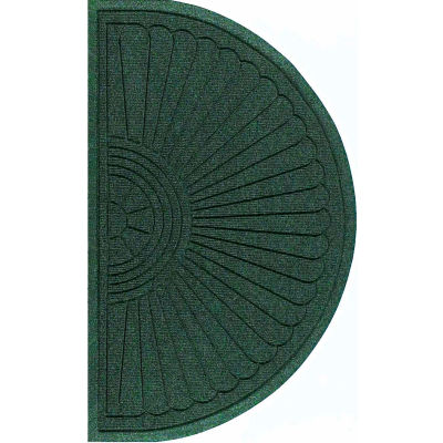 WaterHog Eco Grand Elite 3/8" Thick Half Oval Entrance Mat, Southern Pine 6' x 3'3"