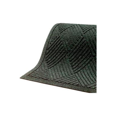 WaterHog® Eco Premier Mat Fashion Border 3/8" Thick 4' x 10' Brown