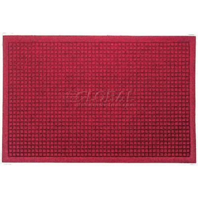 WaterHog Fashion Entrance Mat, Red/Black 6' x 8'