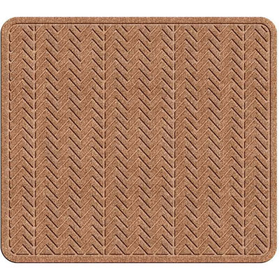 Waterhog Cargo Mats with Chevron Pattern, 31" x 27", Medium Brown - 3903510003070